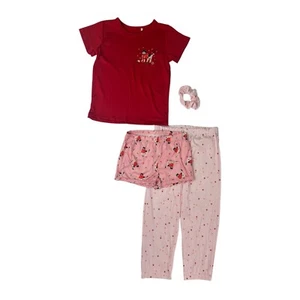 Pijama de niña Catherine Malandrino 4 piezas talla 4, 5, 6, 6X 7/8, 10/12, 14/16 - Imagen 1 de 1