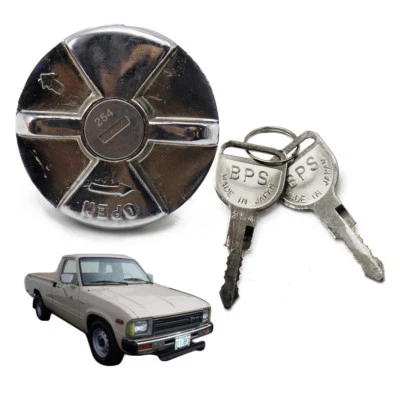 Juego de llaves cromadas con tapa de tanque de combustible 83 para camioneta Toyota Rn20 1979-1981 Foto 1 de 4
