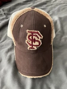 Florida State Seminoles Suede Zephyr Trucker Hat OSFA Rare and Unique - Picture 1 of 10