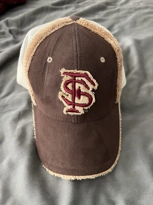 Florida State Seminoles Suede Zephyr Trucker Hat OSFA Rare and Unique - Image 1 of 4