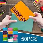 50 Pack Thank You Cards with Envelopes | A6 Thankyou Birthday Wedding;;- 9CR1