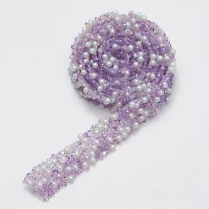 180cm Selbstklebend Band Klebeband Bling Strass Kunstperlen Kristall Streifen - Bild 1 von 17