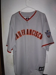 Buster Posey San Francisco Giants World Series 2010 Grey Road Men's Jersey 2X - Picture 1 of 2