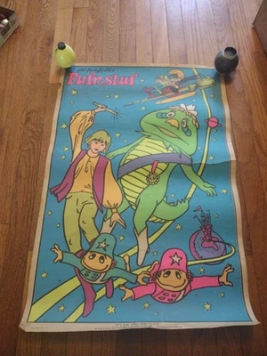 1970 H.R. Pufnstuf Vintage Black Light Poster "Its The Only Way to Fly" RARE - Image 1 of 4