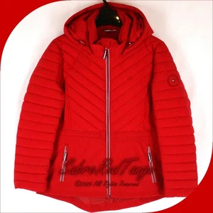 Neu ohne Etikett Tommy Hilfiger DAMENJACKE MIT KAPUZE ROT ERWACHSENE LARGE - Bild 1 von 7