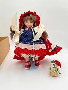 Vintage Chris Miller International Vinyl Doll Little Red Riding Hood w COA 8 in - Picture 1 of 14
