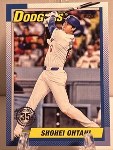 Shohei Ohtani 2025 Topps Series 1 - 1990 35th Anniversary - LA Dodgers - Picture 1 of 7