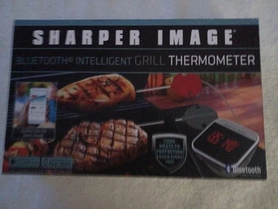 New Sharper Image Bluetooth Intelligent Grill Thermometer  For Android/Apple - Image 1 of 2