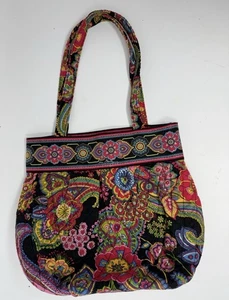 Vera Bradley Morgan Plissee Schultertasche Handtasche in Symphony in Farbton - Bild 1 von 5