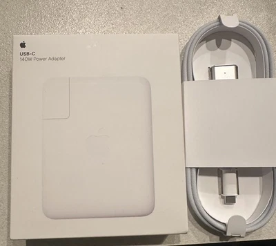 Genuine Apple 140W USB-C Power Adapter for Macbook M1 With Magsafe 3 Cable! - Image 1 of 2