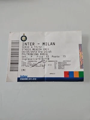 Biglietto INTER-Milan 2011-2012  - Immagine 1 di 3