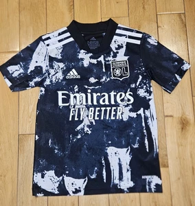 Adidas 2021-22 OLYMPIQUE LYONNAIS Fútbol Tercera Camiseta Kit Juvenil XS 7-8Y - Imagen 1 de 12