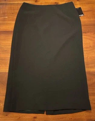 Jones| Wear Black Career Officewear Midi Skirt Fully Lined Sz 12 - NEW - Image 1 of 4