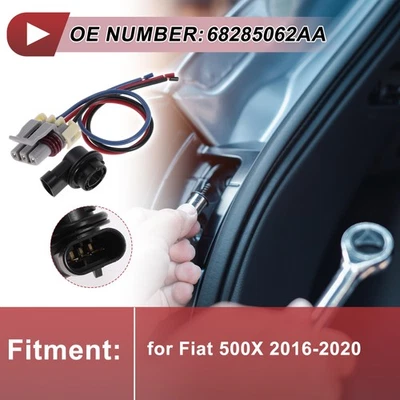 Cableado de enchufe de luz de circulación diurna DRL para Fiat 500X 2016-2020 Nº68285062AA Foto 1 de 4
