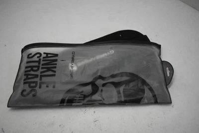 Gimreapers Correas de Tobillo 7mm Neopreno Negro Verde Cable Accesorio Par Anillo en D Foto 1 de 4