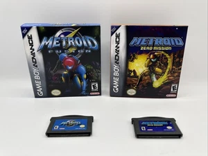 Metroid Fusion & Zero Mission Box And Game. Please read. - Picture 1 of 7