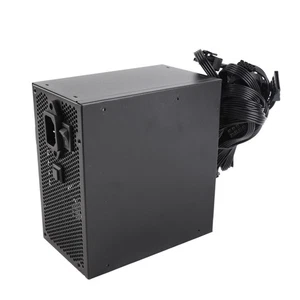 800W Computer Power Supply Auto Speed Adjust Fan Support Lineback Supports D NEW - Afbeelding 1 van 12