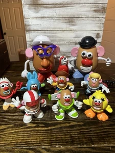 Disney Pixar Toy Story Lote de 7 Mini Cabezas de Mr Potato Mrs And Mr Potato Head - Imagen 1 de 5