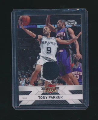 TONY PARKER 2010-11 PANINI THREADS PATCH PARALLEL 03/50 #76 - Image 1 of 2