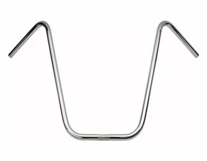 BICYCLE CHROME APEHANGER HANDLEBAR 19" BEACH CRUISER LOWRIDER CHOPPER MTB BMX - Picture 1 of 1