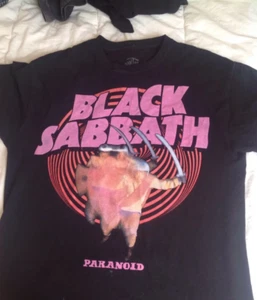 Paranoid-Black Sabbath Gift For Men Women Black All Size Shirt - Picture 1 of 4