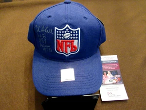 ART SHELL # 78 HOF 1989 3 X SBC OAKLAND RAIDERS SIGNED AUTO VTG PRO NFL CAP JSA - Picture 1 of 4