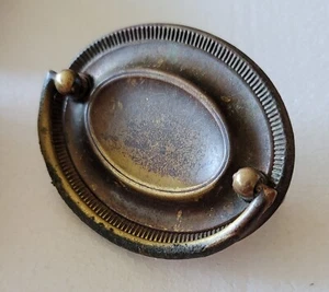 Vintage Brass Drawer Pulls Hepplewhite style Hardware 2.25, Used, 16 pcs - Picture 1 of 5
