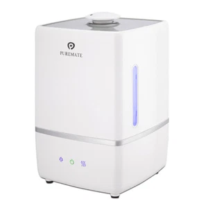 PureMate 5L Ultrasonic Cool & Hot Mist Humidifier with Ioniser & Aroma Diffuser - Picture 1 of 12
