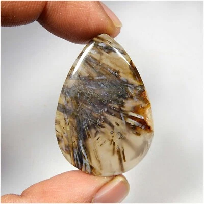 Pseudomorph Stick Agate Gemstone  Fancy Natural Cabochon Loose 33 Cts #9428 - Image 1 of 4
