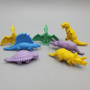 McDonalds Diener Dinosaur Days Gummi Radiergummi Figur Vintage 1981 Happy Meal Lot - Bild 1 von 7