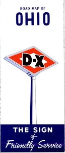 1957 D-X Road Map: Ohio NOS - Picture 1 of 1