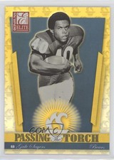 2002 Donruss Elite Passing the Torch /400 Gale Sayers Anthony Thomas #PT-18 HOF
