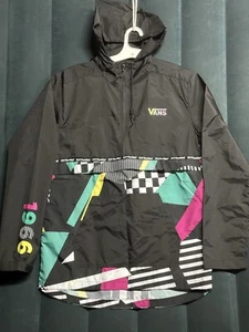 VANS JUXTAPOSE PACKA HALF ZIP WINDBREAKER JACKET SIZE MEDIUM AR1903 - Picture 1 of 14