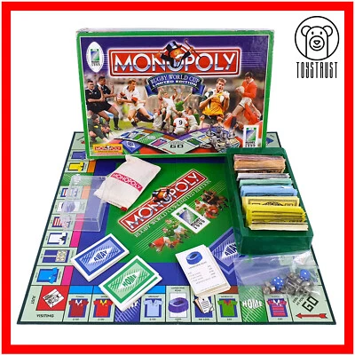 Monopoly Rugby World Cup Limited Edition Board Game 1999 Vintage Hasbro Retro - Image 1 of 4