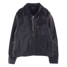 Fine Creek Leathers Top Field Tea Core Horsehide Moto Jacket