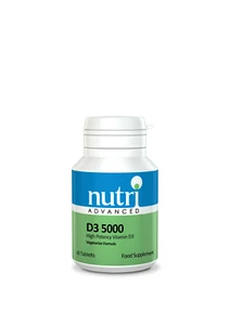 Vitamin D3 High Strength, 5000iu, 60 Tablets, Nutri Advanced - - Picture 1 of 1