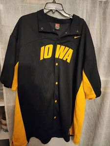 Vintage Iowa Basketball Warm Up Jersey Size XL - Picture 1 of 5