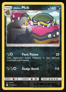 Alolan Muk - 131/236 - Holograma Inverso Raro - Eclipse Cósmico - Tarjeta Pokémon - Imagen 1 de 2