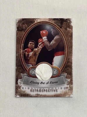MUHAMMAD ALI 2011 RINGSIDE RETROSPECTIVE TRUNKS PATCH CASE TOPPER CARD #R26 6/10 - Image 1 of 2
