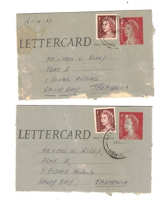 Australia 4c +1c Lettercards EN ROUTE to VIETNAM, cds RAAF... NSW (2 items) - Picture 1 of 1