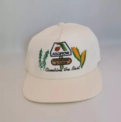 De Colección Sombrero de Camionero Snap Back Ascrecer Malla de Maíz Gorra Publicitaria Agrícola  Foto 1 de 4