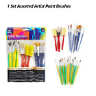 25pcs Artist Paint Brushes Set Painting Tool Acrylic Oil Watercolour Tempera Kit