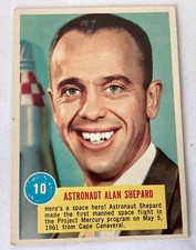 1963 Topps Astronauts #10 Astronaut Alan Shepard