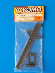 Yokomo ZS-118G MR-4 Graphite Battery Plate w/Mount Vintage RC Part - Picture 1 of 3