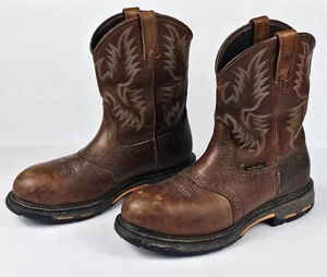 Ariat WorkHog Stivali da Lavoro Impermeabili Punta Composita Western Uomo Taglia 11D - Foto 1 di 23