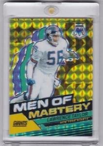 LAWRENCE TAYLOR 2024 MOSAIC MEN OF MASTERY GOLD #01/10 #MM-20 GIANTS - Picture 1 of 2