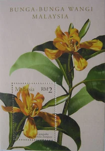 Malaysia Miniature Sheet (27.03.2001) - Scented Flowers of Malaysia - Picture 1 of 1