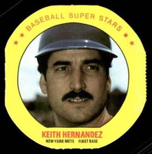 1987 Our Own Tea Discs Keith Hernandez New York Mets #4
