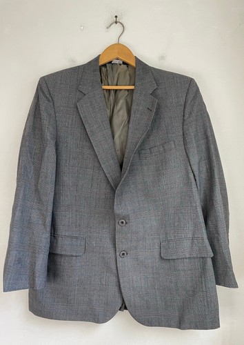 Blazer sportivo a quadretti rosso Burberrys vintage taglia 44 nero taglia 44