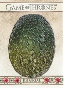 Game of Thrones Iron Anniversary Series 2 3D Dectation Chase Card T3 Rhaegal
